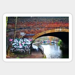Graffiti Street Art Regent's Canal Camden London Sticker